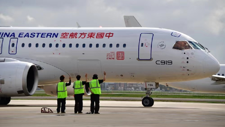 China Eastern Schedules Two C919 Jets Between Shanghai And Chengdu - CGTN