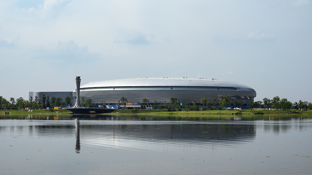 Live: View of Dong'an Lake Sports Park, venue for opening ceremony of Chengdu Universiade – Ep. 2