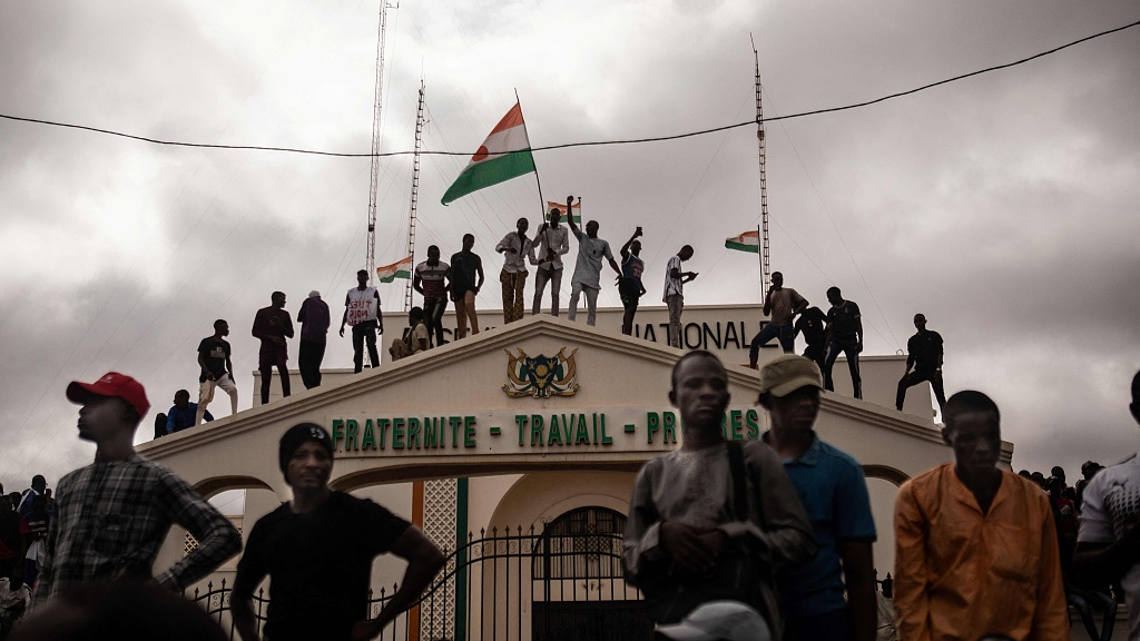 Demonstrators in Burkina Faso protest France and ECOWAS while