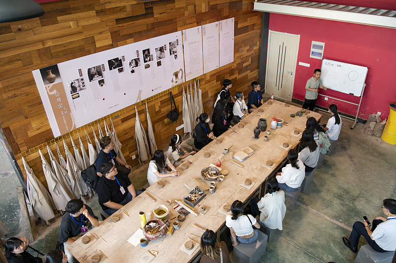 Students take part in lectures at Jinhua Polytechnic, in Zhejiang Province, July 5, 2023. /CFP