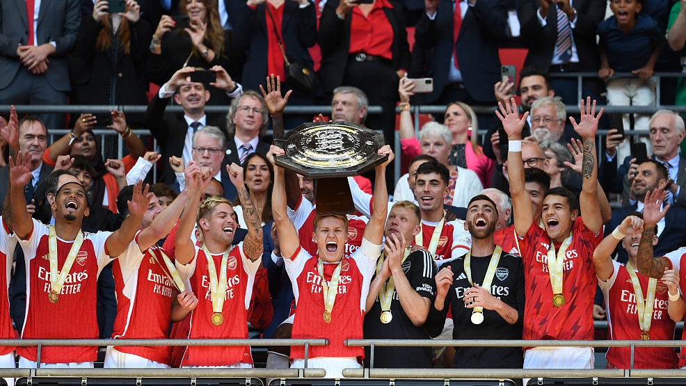 Arsenal Edge Man City On Penalties To Win First Trophy Of The Season CGTN