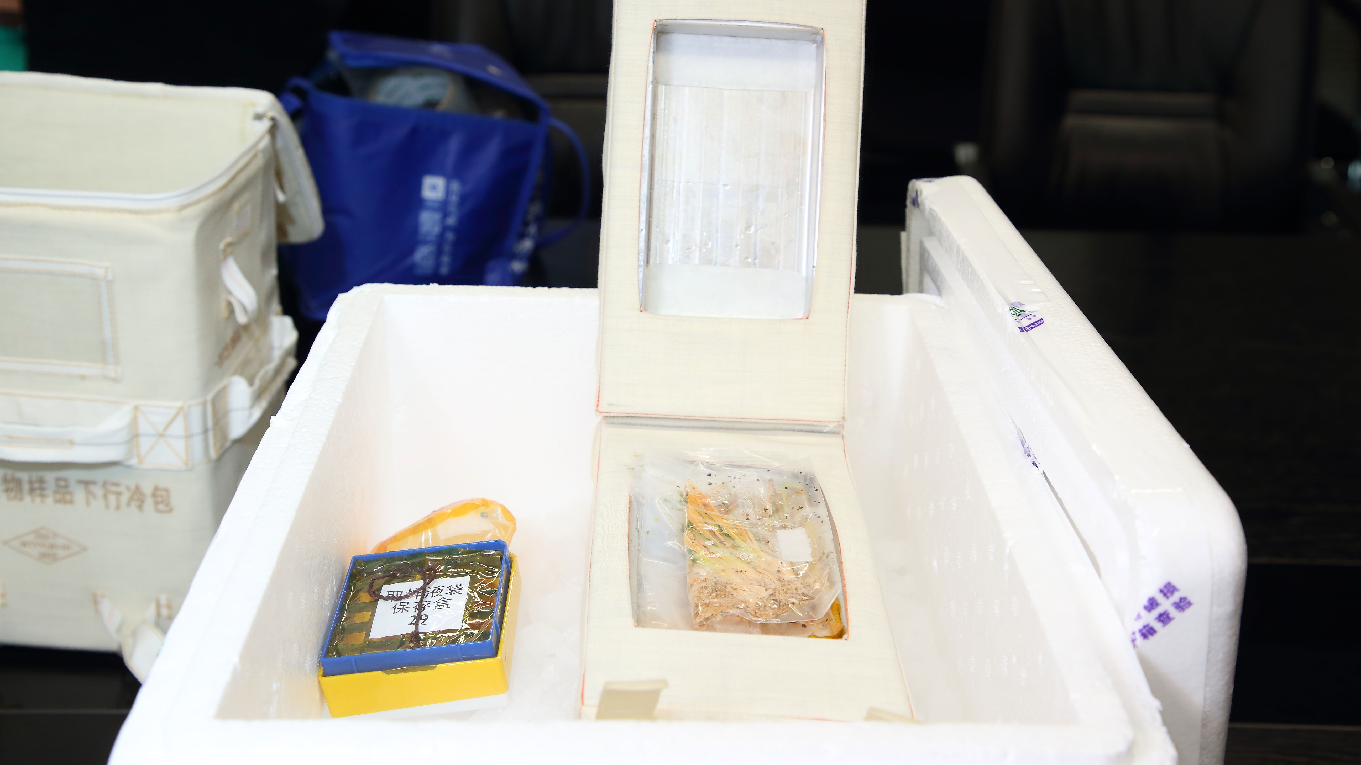 A box of cell and tissue culture module retrieved from the China Space Station is packed for delivery, June 4, 2023. /CMG