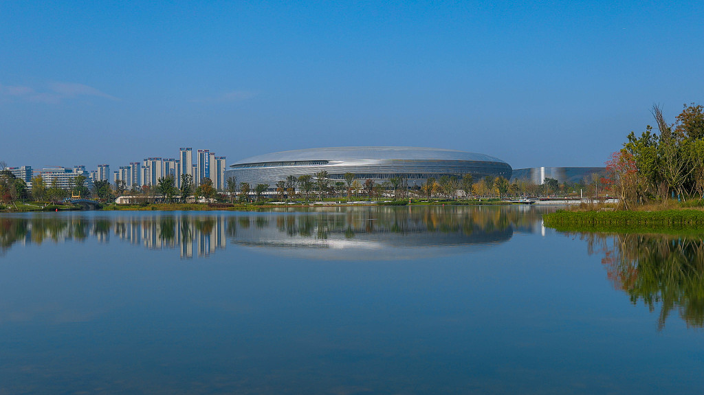 Live: View of Dongan Lake Sports Park, venue for opening ceremony of Chengdu Universiade – Ep. 5