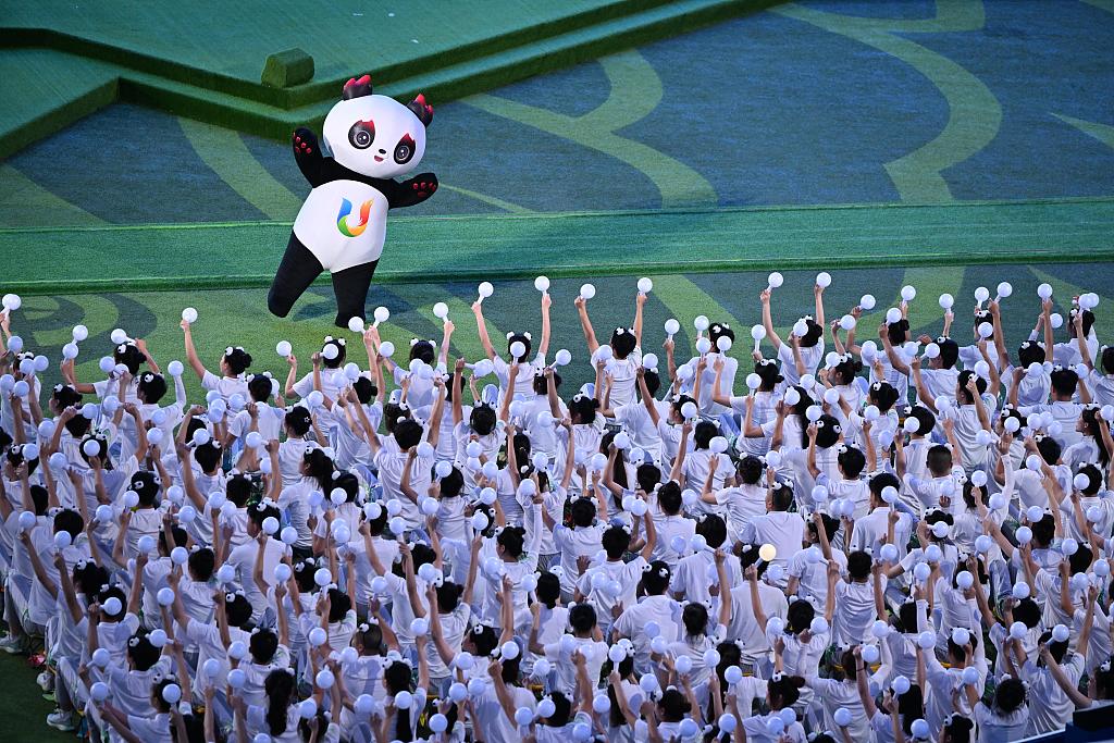 The closing ceremony of the 31st International University Sports Federation World University Games in Chengdu, southwest China's Sichuan Province, August 8, 2023. /CFP