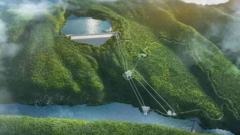 Rendering of Liziwan Pumped Storage Plant to be built in Chongqing. /SGCC