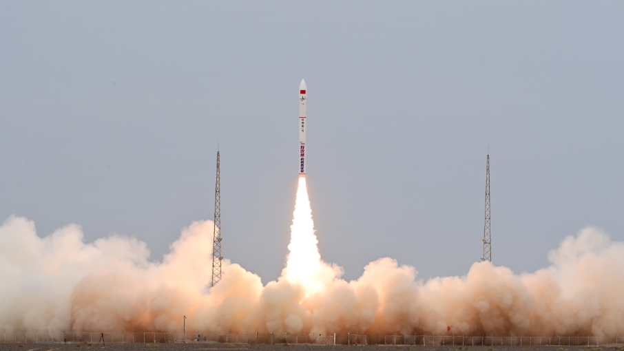 Chinese commercial launch company Galactic Energy sends seven satellites into orbit with its CERES-1 Y7 rocket from Jiuquan Satellite Launch Center in northwest China, August 10, 2023. /China Media Group