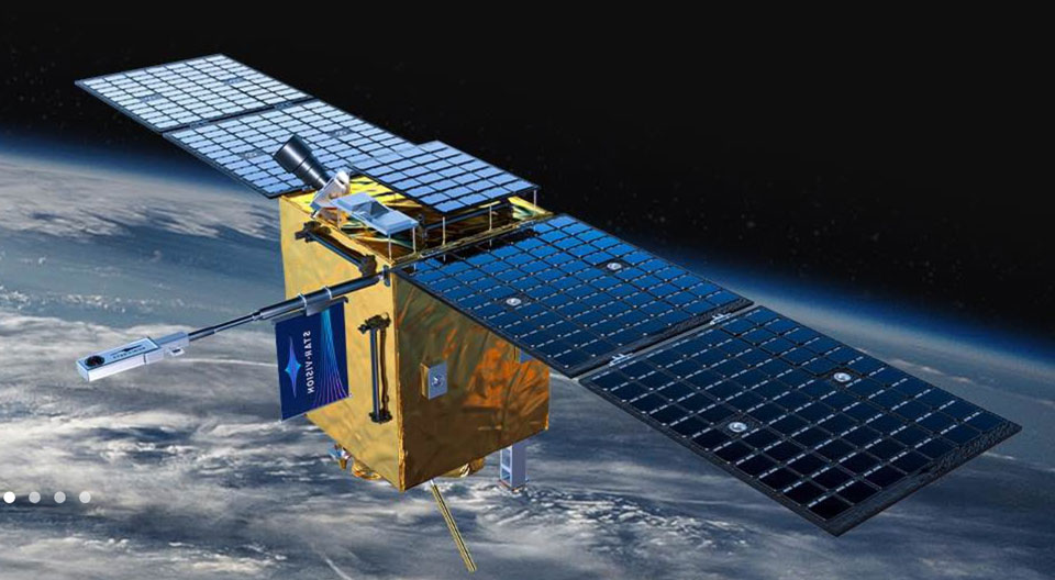 A demonstration photo of the WJ-1A satellite. /Star Vision