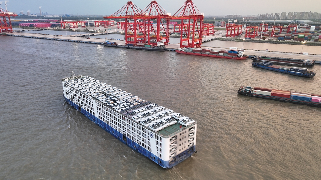Taicang Haitong Automobile Terminal, Jiangsu, August 10, 2023. / CFP