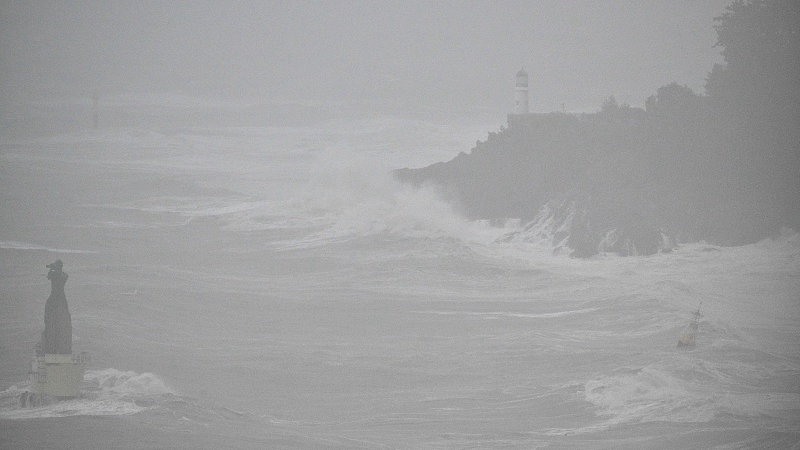 Live: Typhoon Khanun makes landfall in South Korea 
