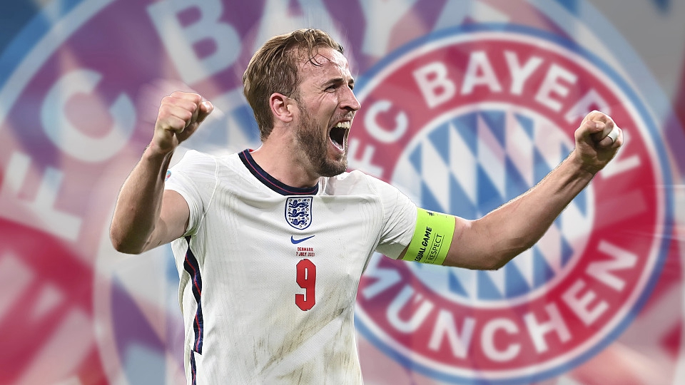 Bayern Munich have agreed to a deal to sign England captain Harry Kane. /CFP