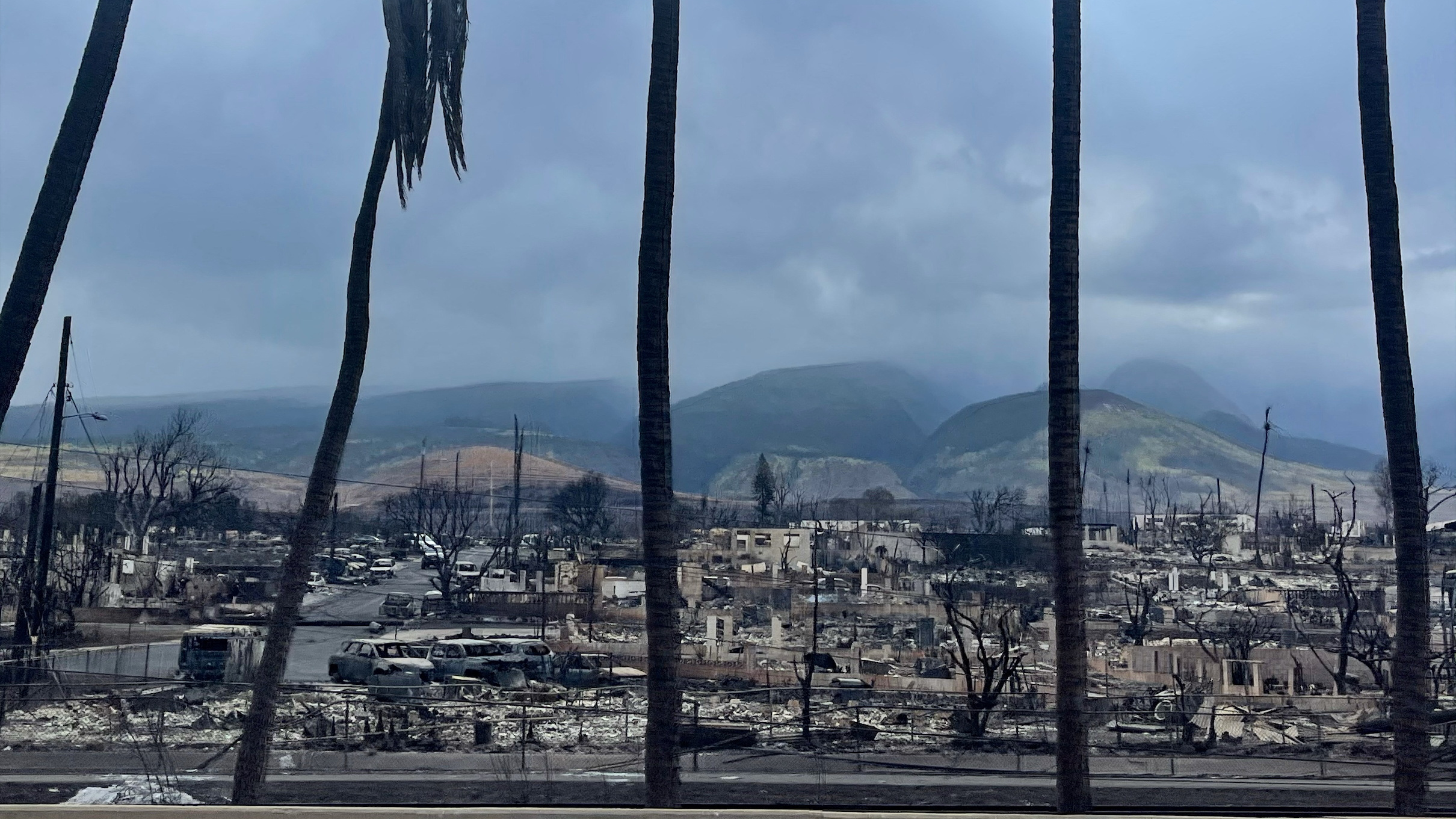 A view of the charred remains after wildfires engulfed the historic town of Lahaina, Maui, Hawaii, U.S., August 9, 2023. /Reuters