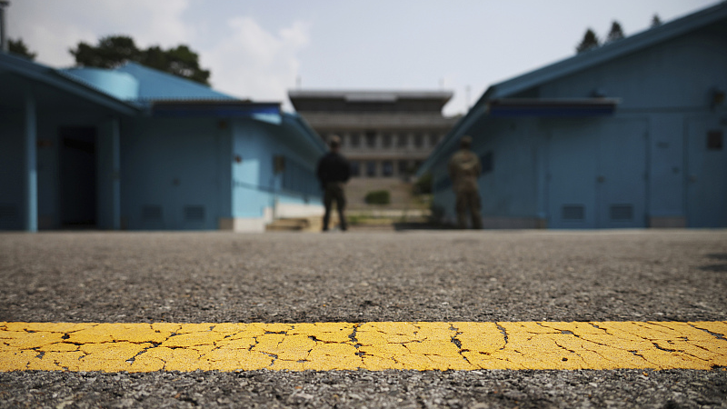 A view of the truce village of Panmunjom inside the demilitarized zone (DMZ) separating the two Koreas, ROK, July 19, 2022. /CFP