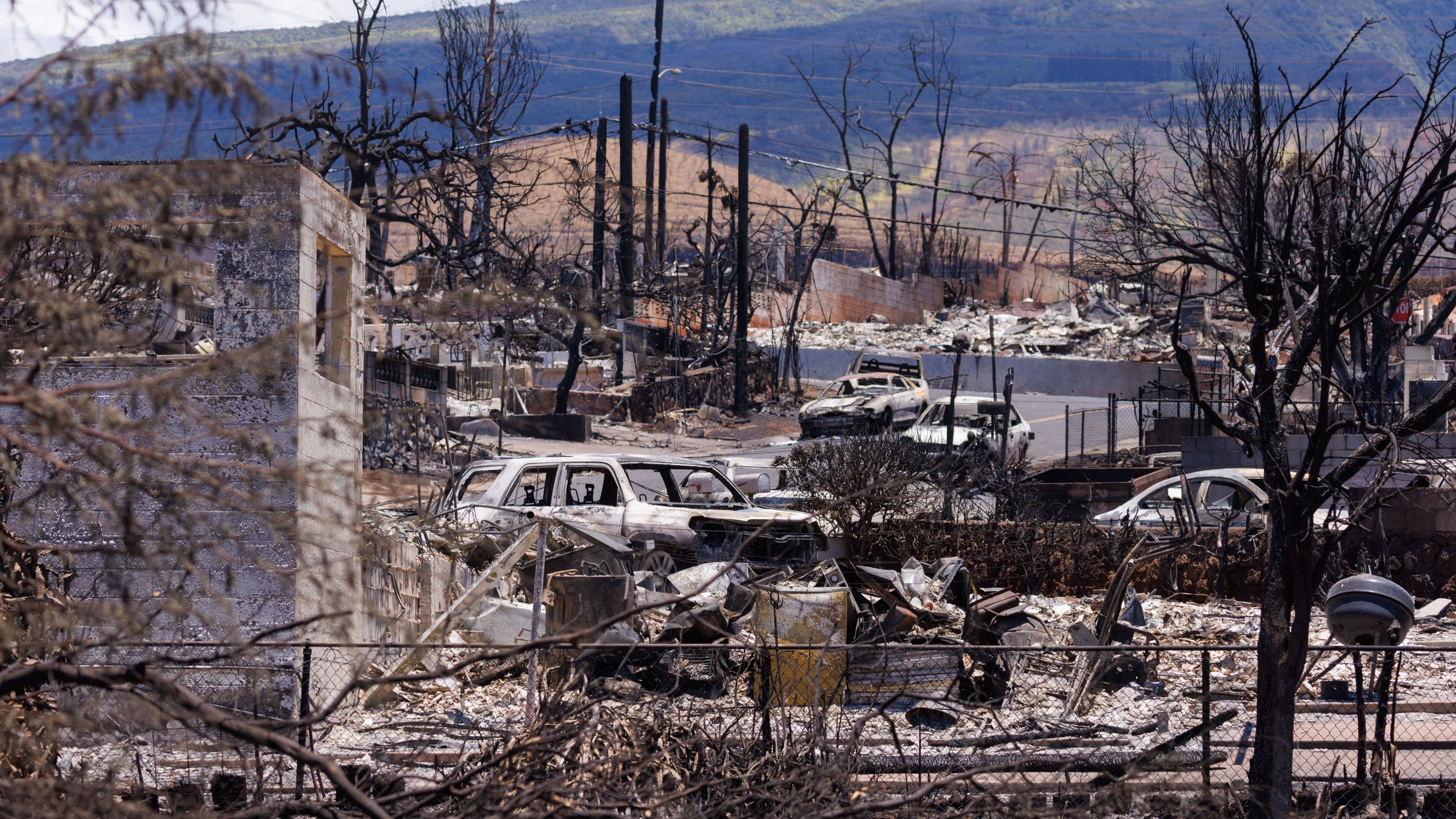 The fire-ravaged town of Lahaina on the island of Maui in Hawaii, U.S., August 15, 2023. /Reuters