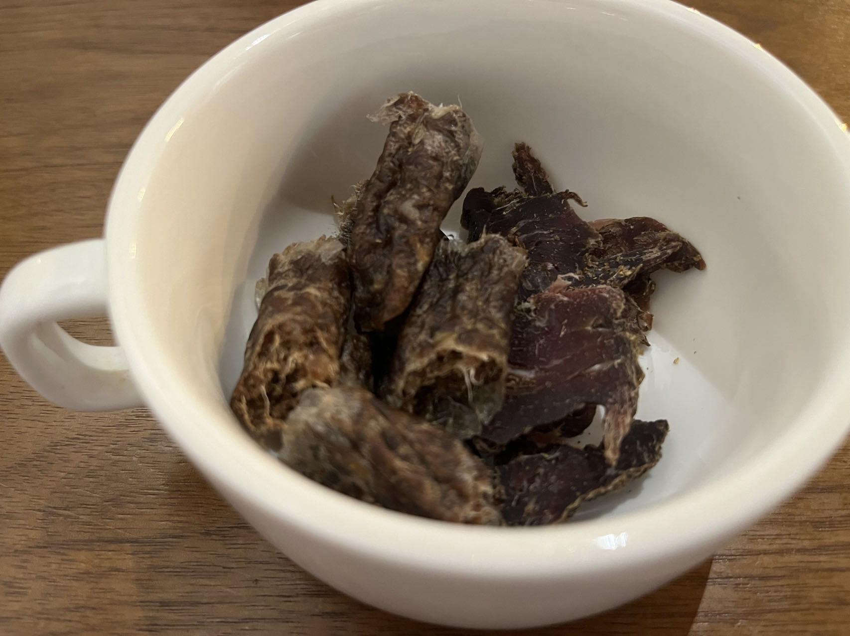 Biltong, a dried meat snack from South Africa /CGTN