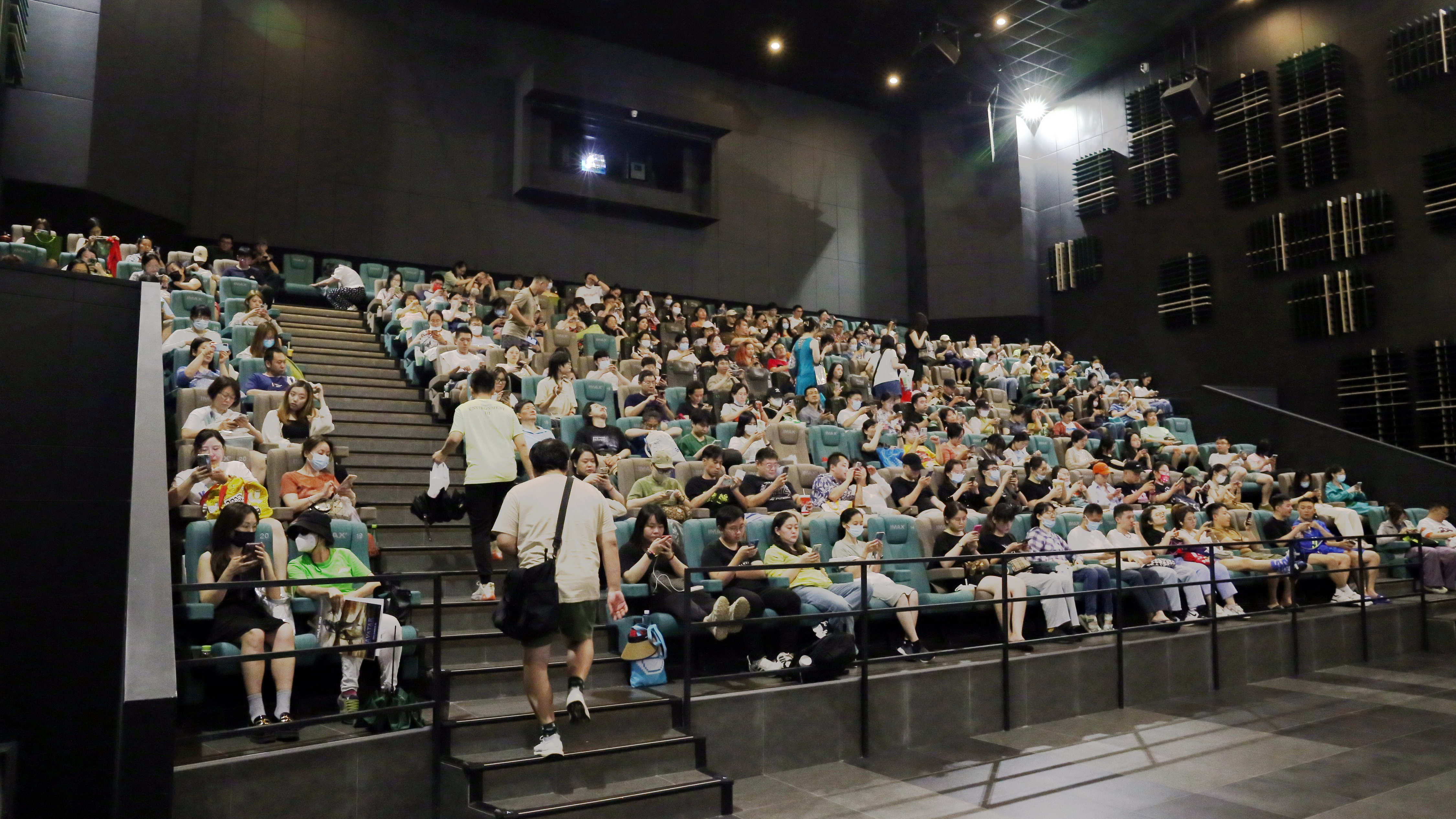 Moviegoers at a cinema in Shanghai, China, July 15, 2023. /CFP