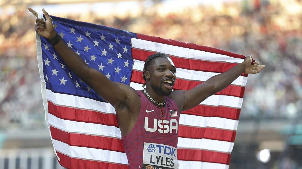 Noah Lyles wins men's 100-meter gold medal in World Championships