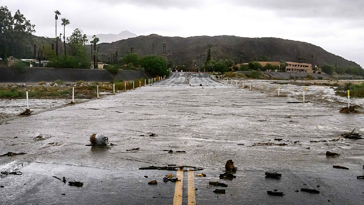 Tropical Storm Hilary bears down on California - CGTN