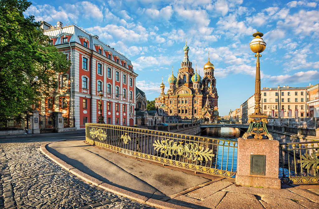 A file photo shows a city view of Saint Petersburg, Russia. /CFP