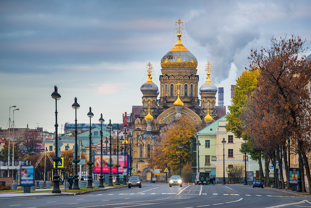 A file photo shows a city view of Saint Petersburg, Russia. /CFP