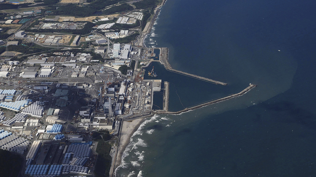 An aerial photo shows the Fukushima Daiichi Nuclear Power Plant in Fukushima Prefecture, Japan on August 24, 2023. /CFP