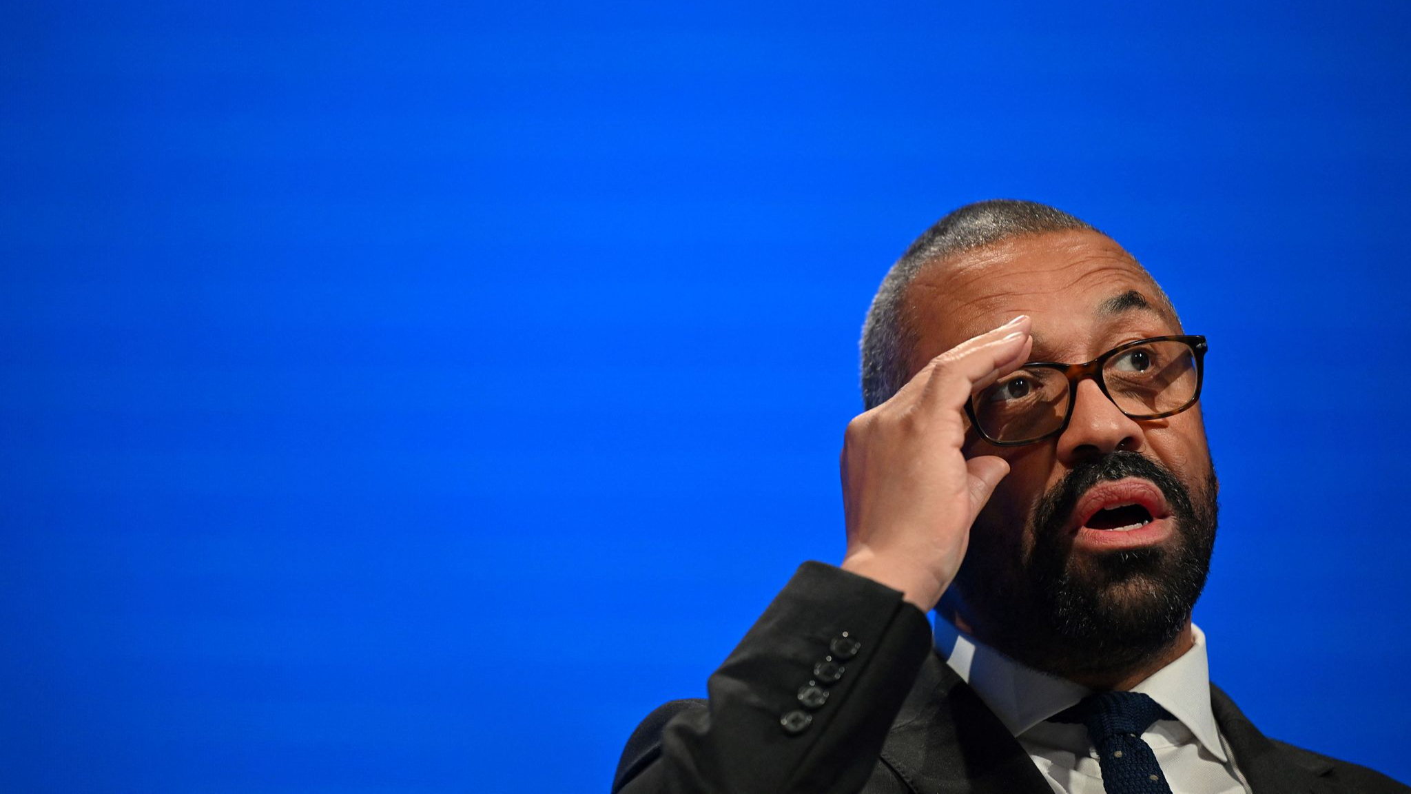 File photo of British Foreign Secretary James Cleverly. /CFP