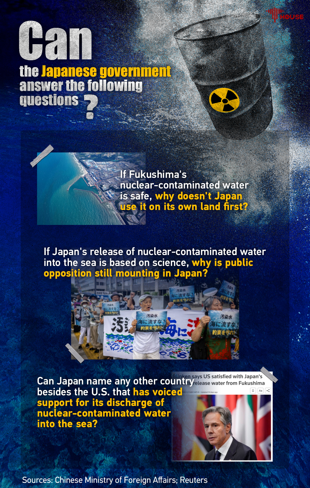 Can the Japanese government answer the following questions?