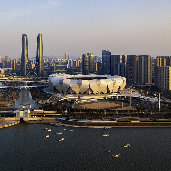 live-bird-s-eye-view-of-hangzhou-olympic-sports-center-venue-cluster