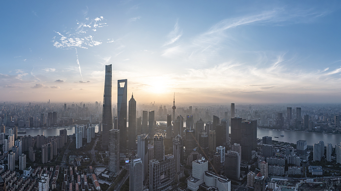  Lujiazui area in east China's Shanghai, August 20, 2023. /CFP