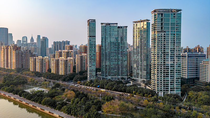 High-rise buildings in Guangzhou, China, February 17, 2023./CFP
