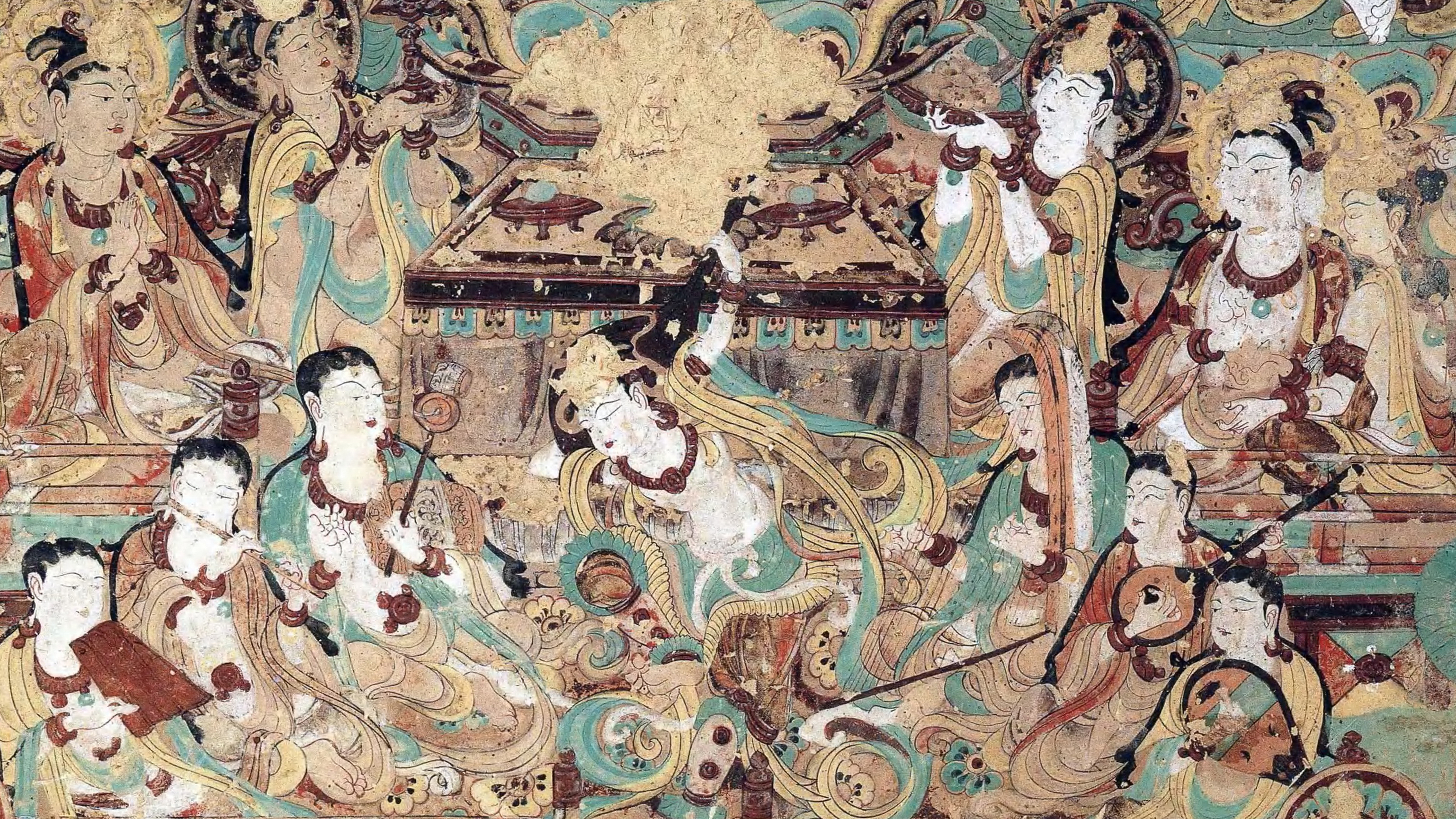 Unveiling a mesmerizing Dunhuang mural: A musical journey frozen in time