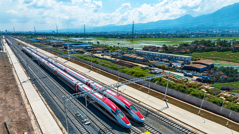 The Jakarta-Bandung high-speed railway, June 27, 2023. /CFP