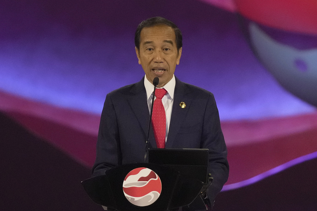 Indonesian President Joko Widodo delivers a speech during the opening ceremony of the Association of Southeast Asian Nations Summit in Jakarta, Indonesia, September 5, 2023. /CFP