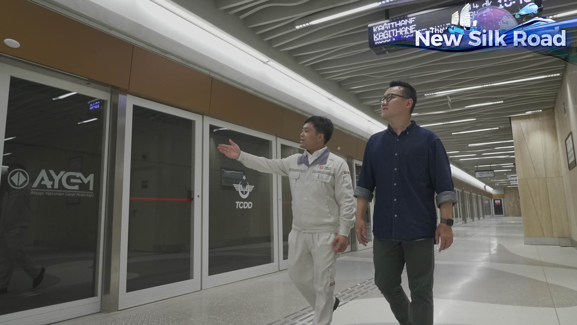 Watch: Catch a plane in Istanbul on a Chinese express train!