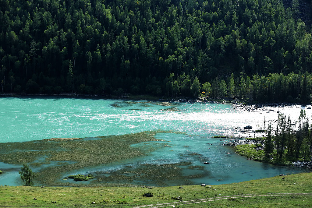 This photo shows a view of Kanas Lake in Xinjiang Uygur Autonomous Region, northwest China. /CFP