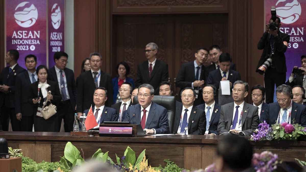 Chinese Premier Li Qiang attends the 26th China-ASEAN Summit in Jakarta, Indonesia, Sept 6, 2023. /Xinhua