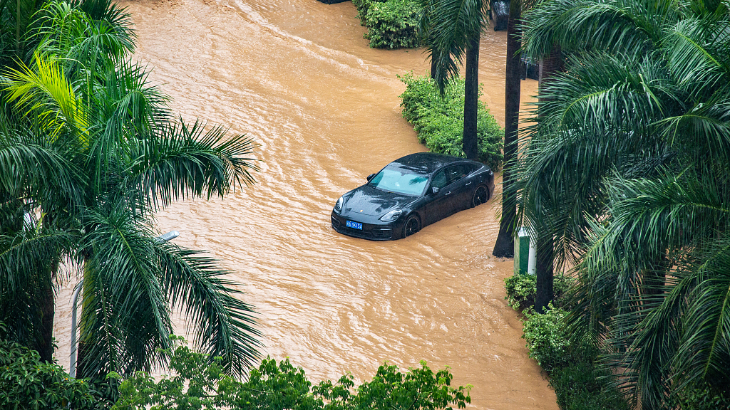 Affected by Typhoon Haikui, Fuzhou City, the capital of Fujian Province, saw excessive rainfall and flood, September 5, 2023. /CFP