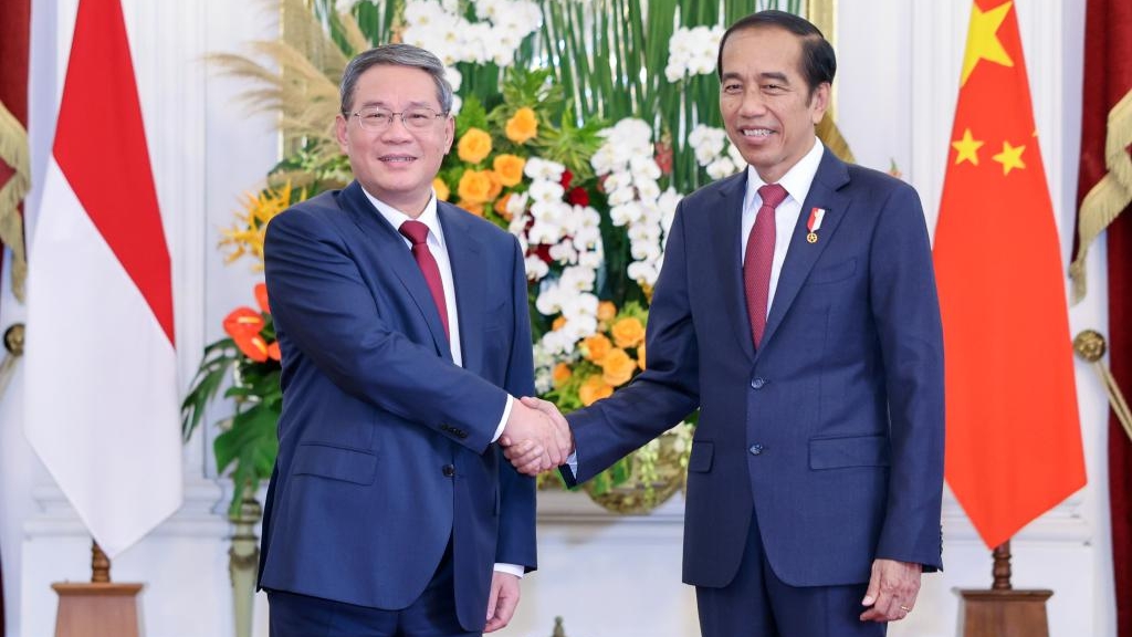 Chinese Premier Li Qiang holds talks with Indonesian President Joko Widodo in Jakarta, Indonesia, September 8, 2023. /Xinhua