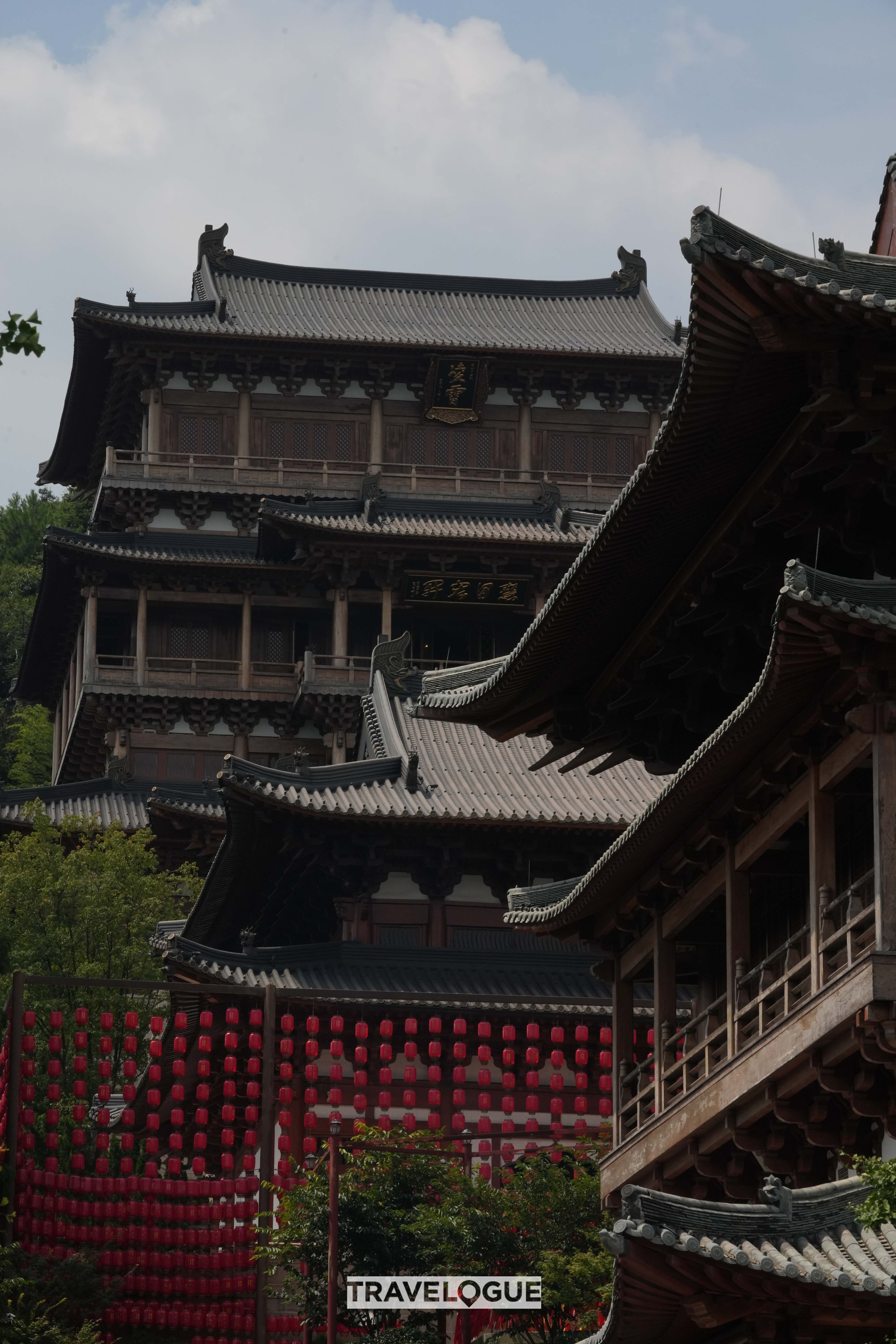 This undated photo shows a view of Jingshan Temple in Hangzhou, east China's Zhejiang Province. /CGTN