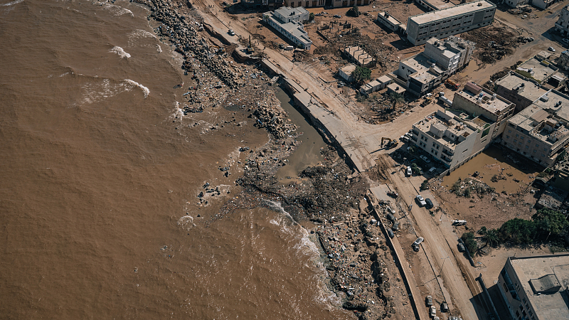 An aerial view of Derna, Libya, September, 14, 2023. /CFP