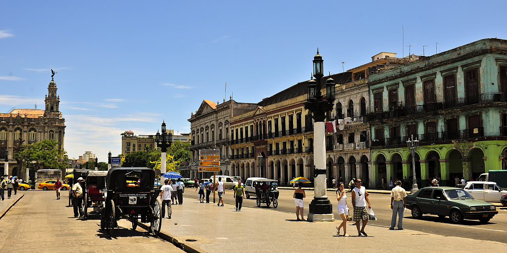 A street view of Varadero, Cuba /CFP