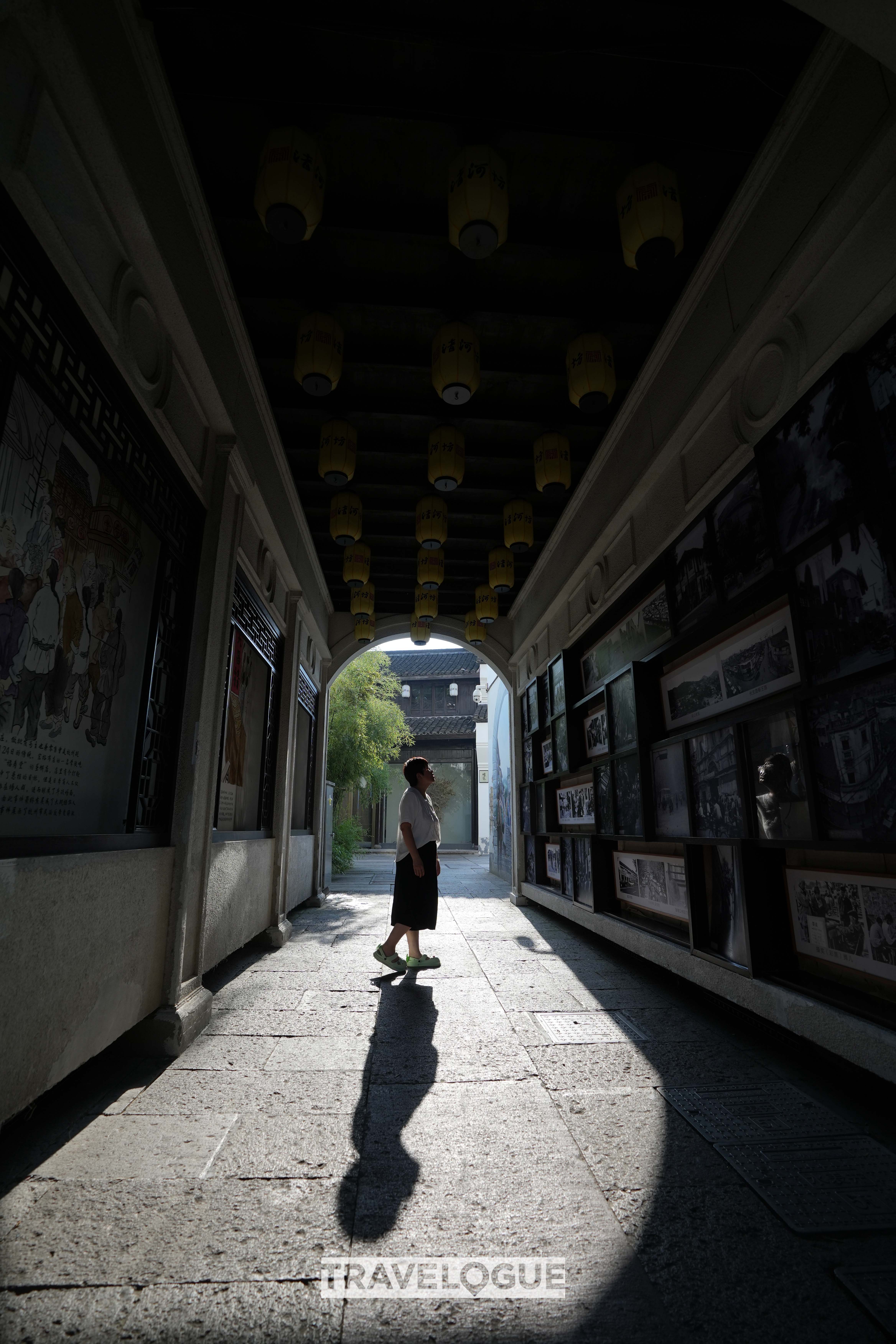 This undated photo shows a view of Qinghe Old Street in Hangzhou, east China's Zhejiang Province. /CGTN