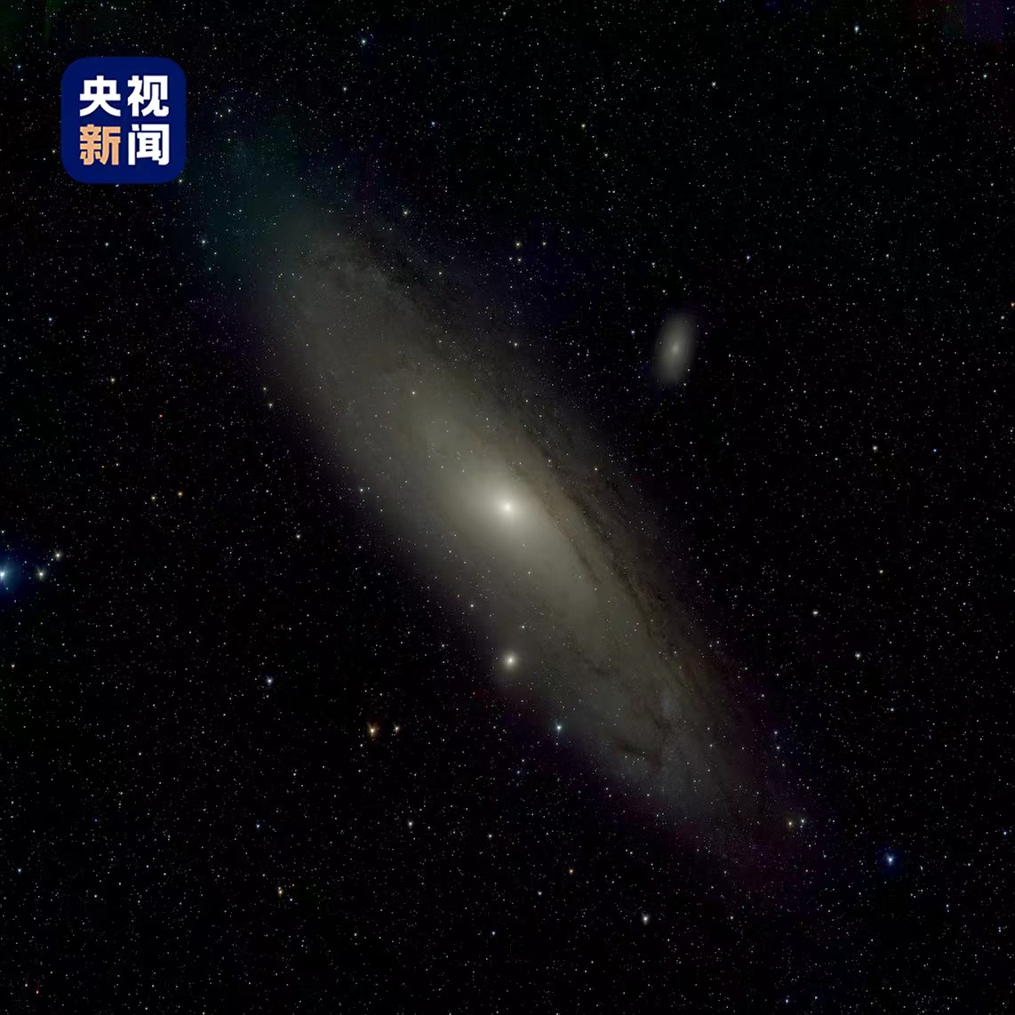 The high-resolution image of the Andromeda Galaxy taken by China's Wide Field Survey Telescope. /CMG