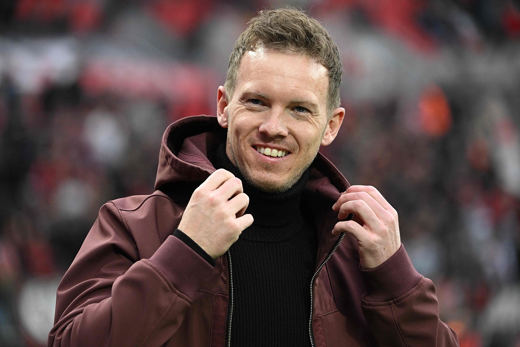 Julian Nagelsmann, former manager of Bayern Munich, will reportedly become the new manager of the German national football team. /CFP