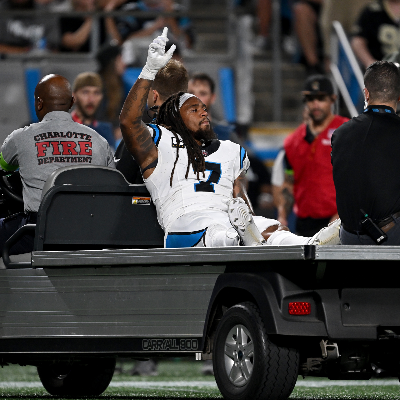 Panthers linebacker Shaq Thompson expected to miss remainder of season with  broken right leg