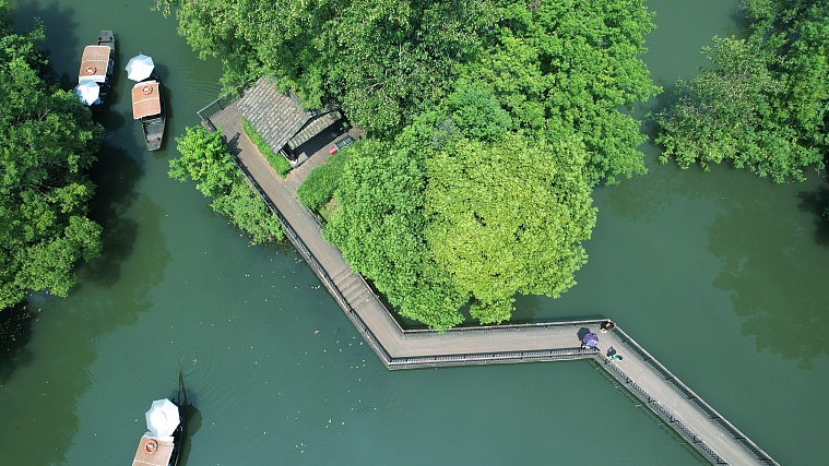 Live: An enchanting view of China's first national wetland park