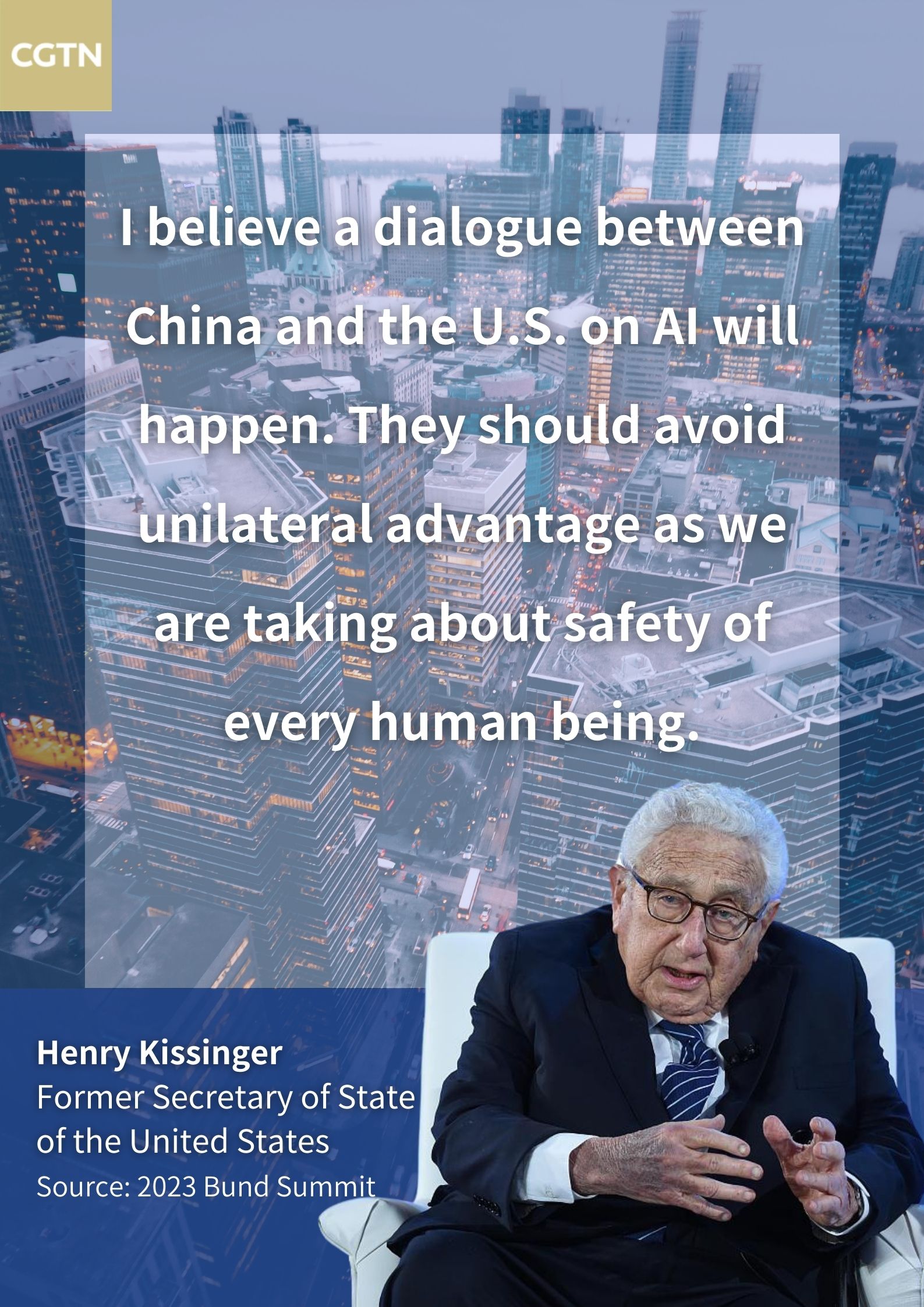 Kissinger: Decoupling 'great disadvantage' to both U.S. and China