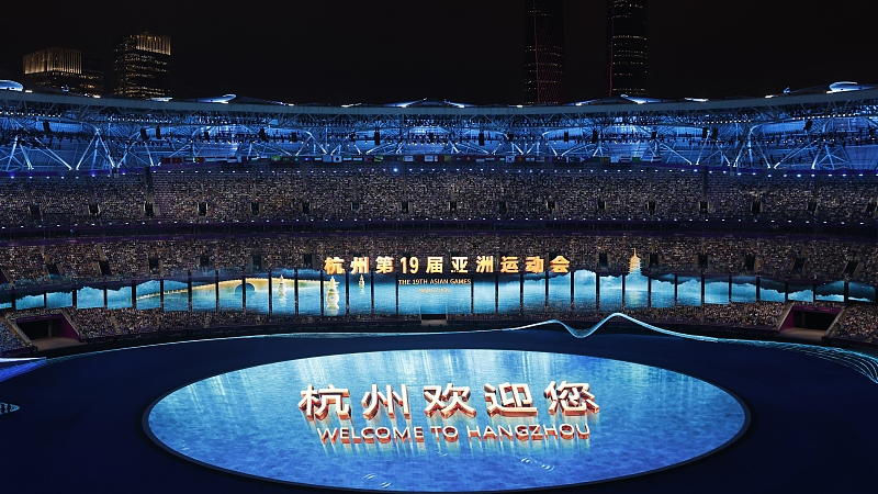 The opening ceremony of the 19th Asian Games is held in Hangzhou, China's Zhejiang Province, September 23, 2023. /CFP