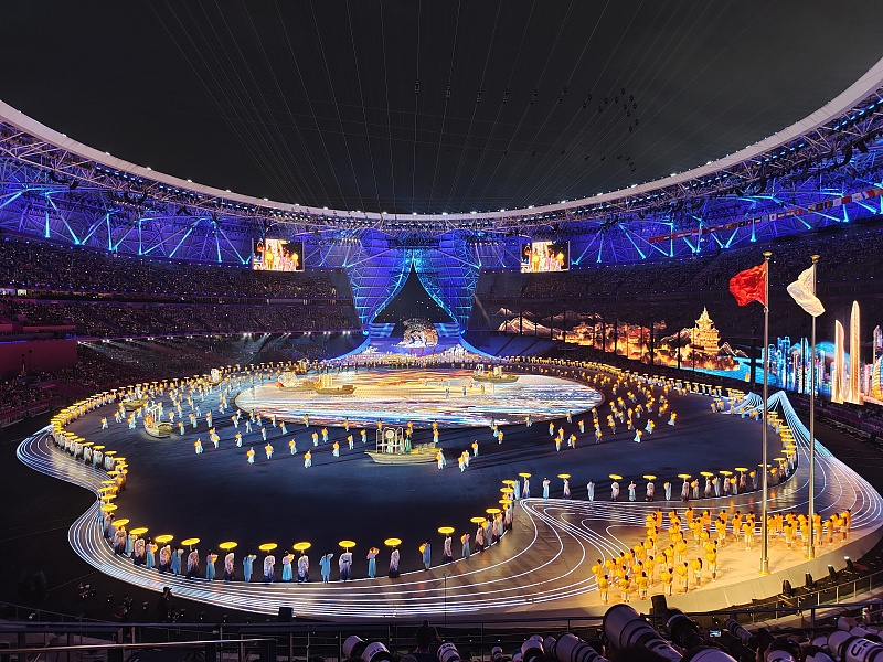 The opening ceremony of the 19th Asian Games is held in Hangzhou, China's Zhejiang Province, September 23, 2023. /CFP