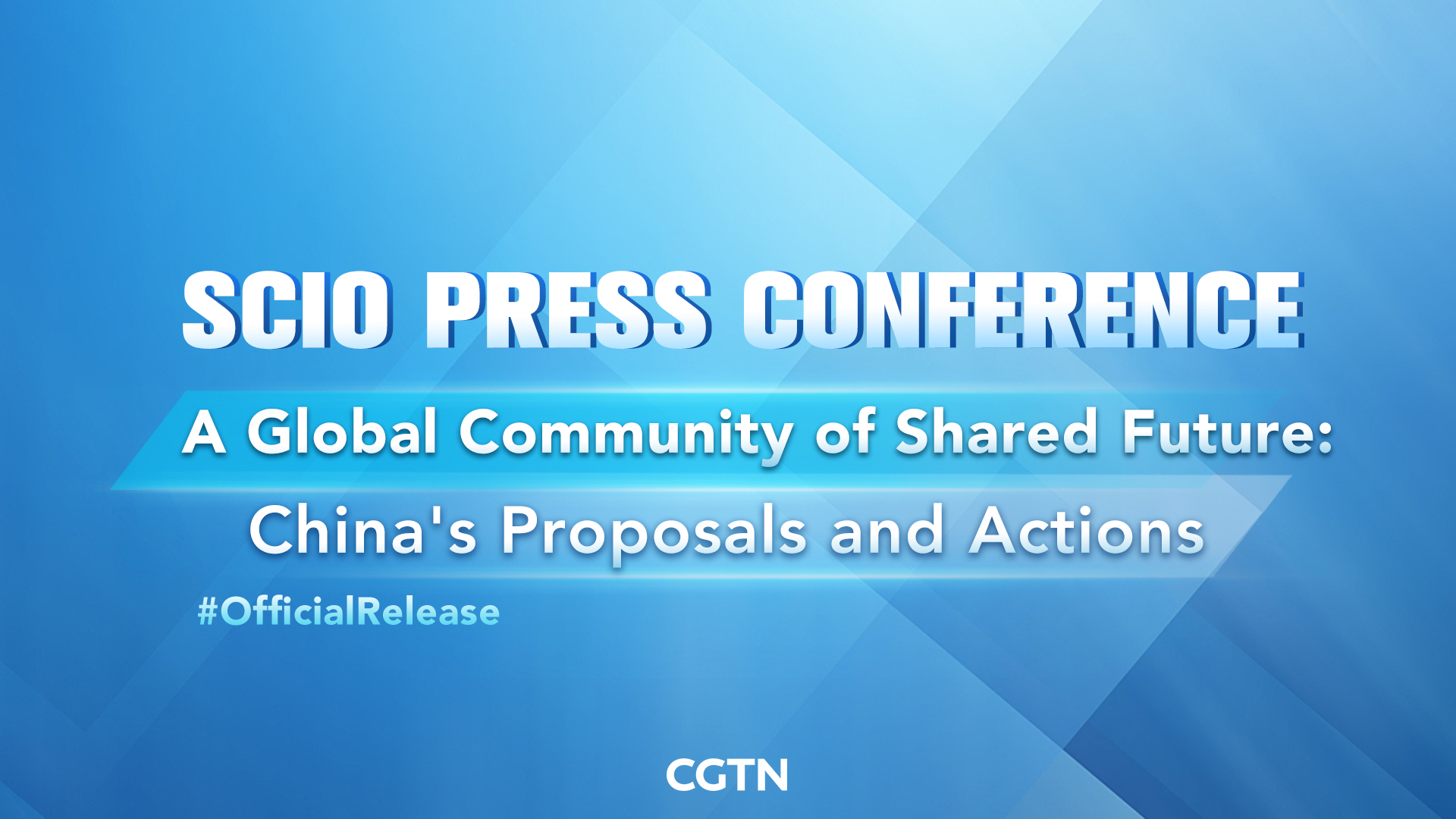 Live: China issues white paper on 'A Global Community of Shared Future: China's Proposals and Actions'