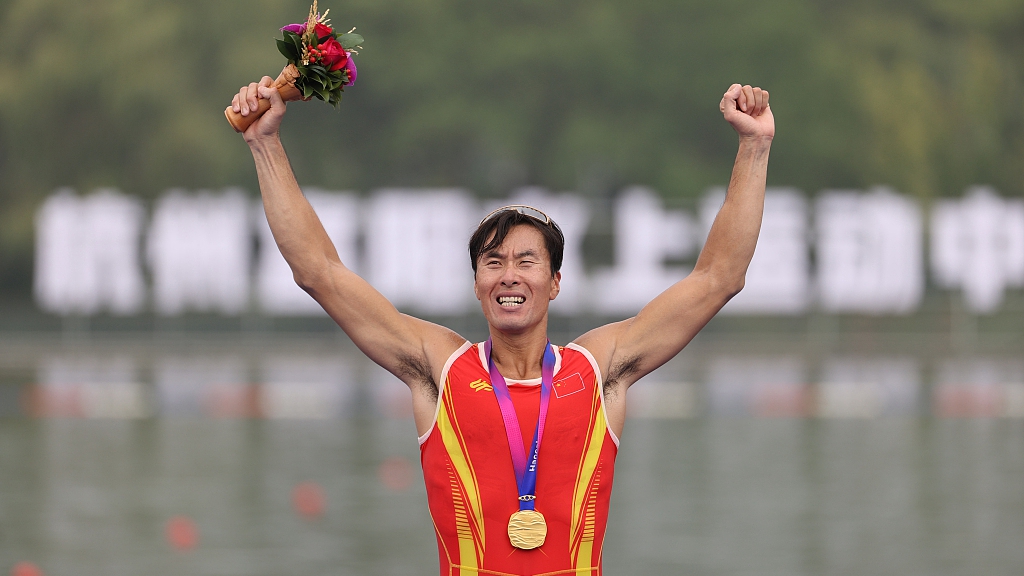 Zhang becomes most decorated male rower in Asian Games history